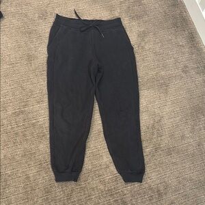 Woman black scuba sweats